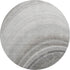8' Gray Ivory And Beige Ombre Washable Round Rug With UV Protection