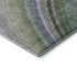 8' Teal Purple And Green Ombre Washable Round Rug With UV Protection