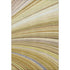 9' X 12' Beige Blue And Ivory Abstract Washable Area Rug With UV Protection