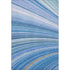 5' X 8' Blue Ivory And Gold Abstract Washable Area Rug With UV Protection