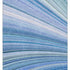 5' X 8' Blue Ivory And Gold Abstract Washable Area Rug With UV Protection