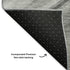5' X 8' Gray And Ivory Abstract Washable Area Rug With UV Protection