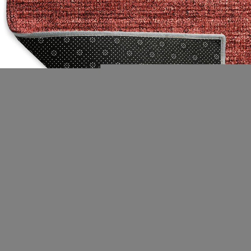 9' X 12' Navy Blue And Red Ombre Washable Area Rug With UV Protection