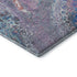 5' X 8' Blue Pink And Purple Abstract Washable Area Rug With UV Protection