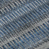 8' Blue And Ivory Striped Washable Round Rug With UV Protection