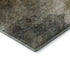 5' X 8' Chocolate Gray And Charcoal Abstract Washable Area Rug With UV Protection