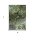 8' X 10' Green Gray And Charcoal Abstract Washable Area Rug With UV Protection