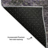 5' X 8' Purple Gray And Ivory Abstract Washable Area Rug With UV Protection
