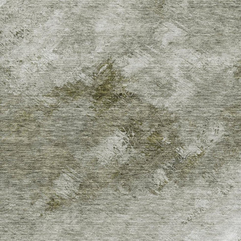 5' X 8' Taupe Ivory And Gray Abstract Washable Area Rug With UV Protection