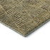 9' X 12' Gold And Charcoal Diamond Washable Area Rug With UV Protection