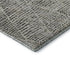 9' X 12' Gray And Black Diamond Washable Area Rug With UV Protection