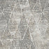 9' X 12' Ivory And Charcoal Diamond Washable Area Rug With UV Protection