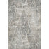 9' X 12' Ivory And Charcoal Diamond Washable Area Rug With UV Protection