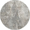 9' X 12' Ivory And Charcoal Diamond Washable Area Rug With UV Protection