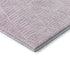 9' X 12' Pink And Ivory Diamond Washable Area Rug With UV Protection