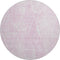9' X 12' Pink And Ivory Diamond Washable Area Rug With UV Protection