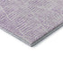 9' X 12' Purple And Ivory Diamond Washable Area Rug With UV Protection