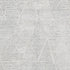 9' X 12' Silver And Ivory Diamond Washable Area Rug With UV Protection