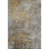 8' X 10' Gray And Copper Abstract Washable Area Rug With UV Protection
