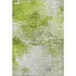 8' X 10' Artichoke Green And Ivory Abstract Washable Area Rug With UV Protection