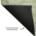 9' X 12' Artichoke Green And Ivory Abstract Washable Area Rug With UV Protection