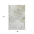 8' X 10' Ivory And Gray Abstract Washable Area Rug With UV Protection