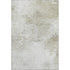 8' X 10' Ivory And Gray Abstract Washable Area Rug With UV Protection