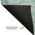 8' X 10' Teal And Ivory Abstract Washable Area Rug With UV Protection