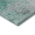 8' X 10' Teal And Ivory Abstract Washable Area Rug With UV Protection