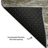 8' X 10' Taupe And Ivory Abstract Washable Area Rug With UV Protection