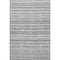 5' X 8' Gray And Silver Striped Washable Area Rug With UV Protection