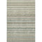5' X 8' Sage And Ivory Striped Washable Area Rug With UV Protection