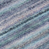 5' X 8' Sky Blue And Gray Striped Washable Area Rug With UV Protection