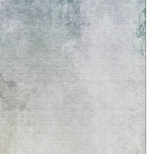 8' X 10' Beige And Ivory Abstract Washable Area Rug With UV Protection