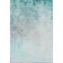 5' X 8' Teal And Ivory Abstract Washable Area Rug With UV Protection