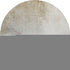 8' Taupe And Ivory Abstract Washable Round Rug With UV Protection