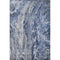 8' X 10' Blue Gray And Ivory Abstract Washable Area Rug With UV Protection