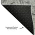 8' X 10' Gray And Ivory Abstract Washable Area Rug With UV Protection