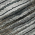 5' X 8' Brown Gray And Ivory Striped Washable Area Rug With UV Protection