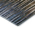 5' X 8' Blue Brown And Gray Striped Washable Area Rug With UV Protection