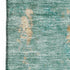 8' X 10' Blue Gold And Green Abstract Washable Area Rug With UV Protection