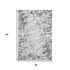 5' X 8' Black And Ivory Abstract Washable Area Rug With UV Protection