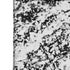 8' X 10' Black And Ivory Abstract Washable Area Rug With UV Protection