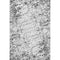 8' X 10' Black And Ivory Abstract Washable Area Rug With UV Protection