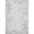 5' X 8' Gray And Ivory Abstract Washable Area Rug With UV Protection