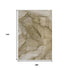 9' X 12' Brown Ivory And Beige Abstract Washable Area Rug With UV Protection