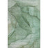 5' X 8' Green And Ivory Abstract Washable Area Rug With UV Protection