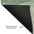 5' X 8' Green And Ivory Abstract Washable Area Rug With UV Protection