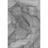 5' X 8' Gray And Ivory Abstract Washable Area Rug With UV Protection