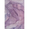 5' X 8' Purple And Ivory Abstract Washable Area Rug With UV Protection